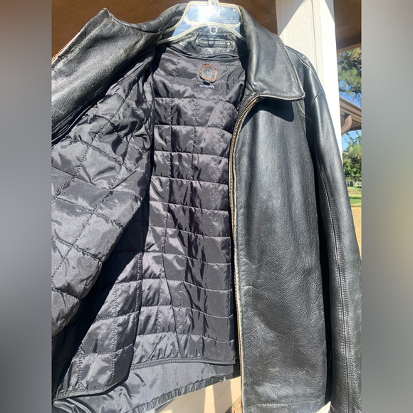 Leather Wilson Men’s Jacket - Size L - Thinsulate Insulatiom - Picture 5 of 16